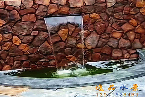水景墙不锈钢出水口水流会溅出来吗？北京水景墙厂家